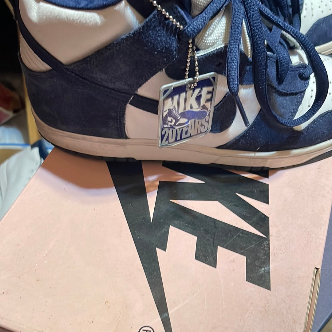 Nike Dunk High Pro SB Villanova BTTYS White.Midnight Navy 305050 141