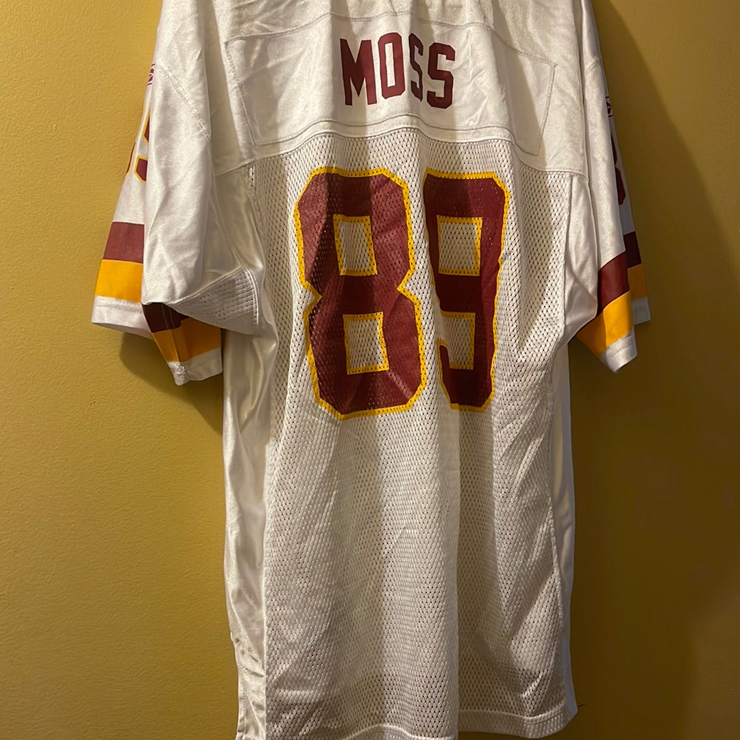 WASHINGTON REDSKINS  SATANA MOSS  # 89 FOOTBALL JERSEY