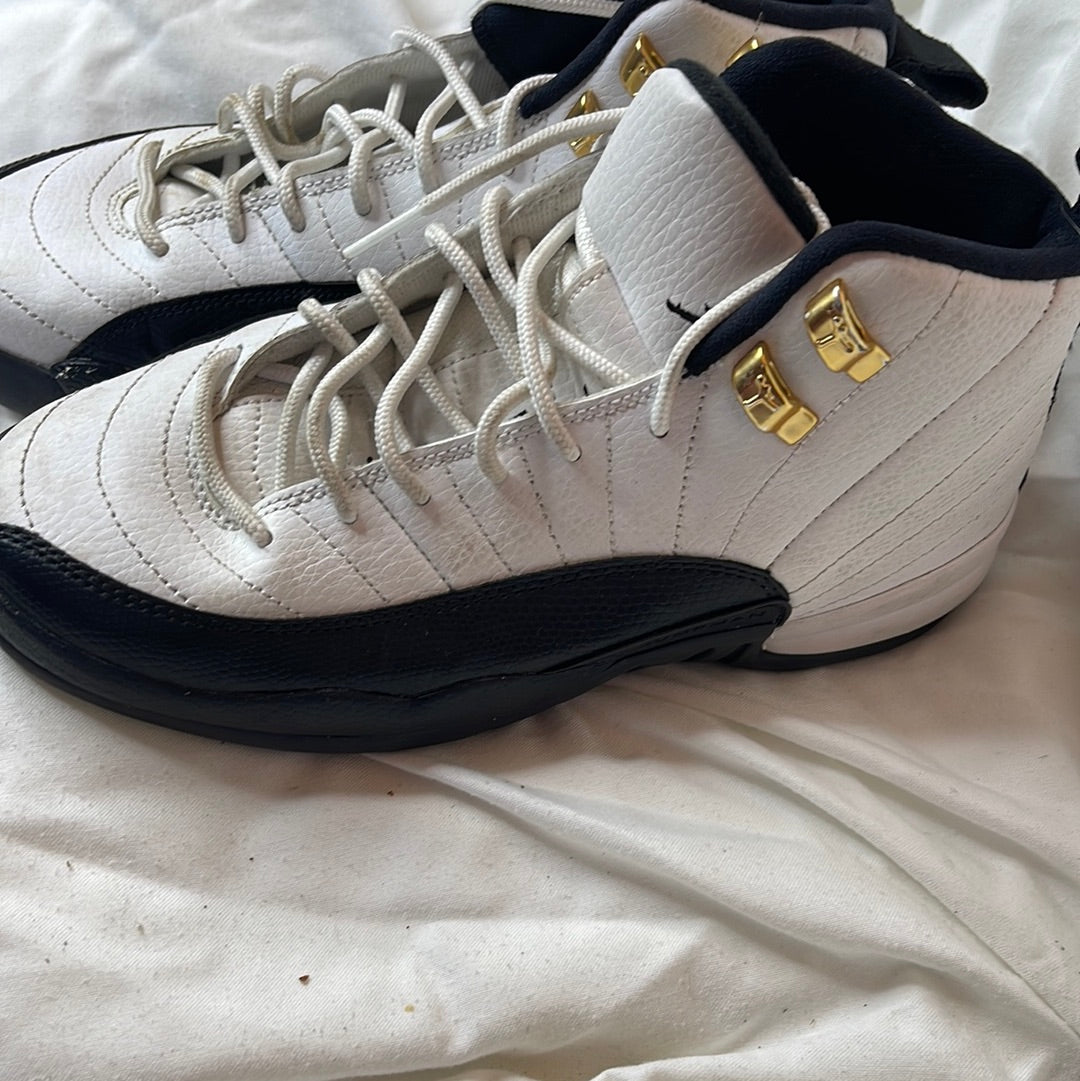 Nike Air Jordan Retro 12 XII Taxi Black White Gold 153265-125 Playoff XI
