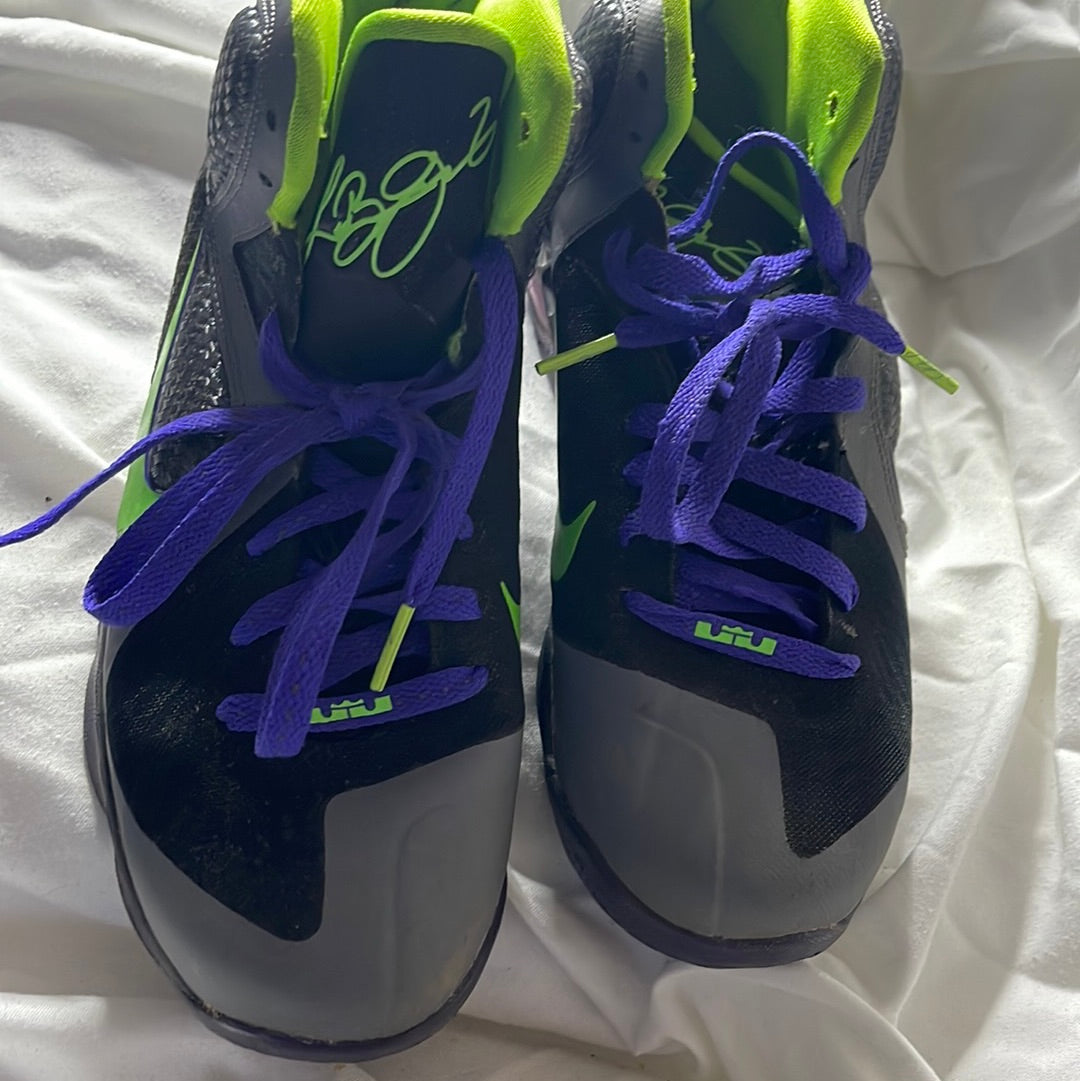 Lebron 9 GS 472664-004 Blk/Elctrc Grn/CL Gry/Pr Purple