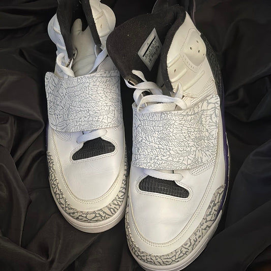 Nike Air Jordan Son Of Mars Club Purple Elephant Cement Grey 512245-106 Size10.5