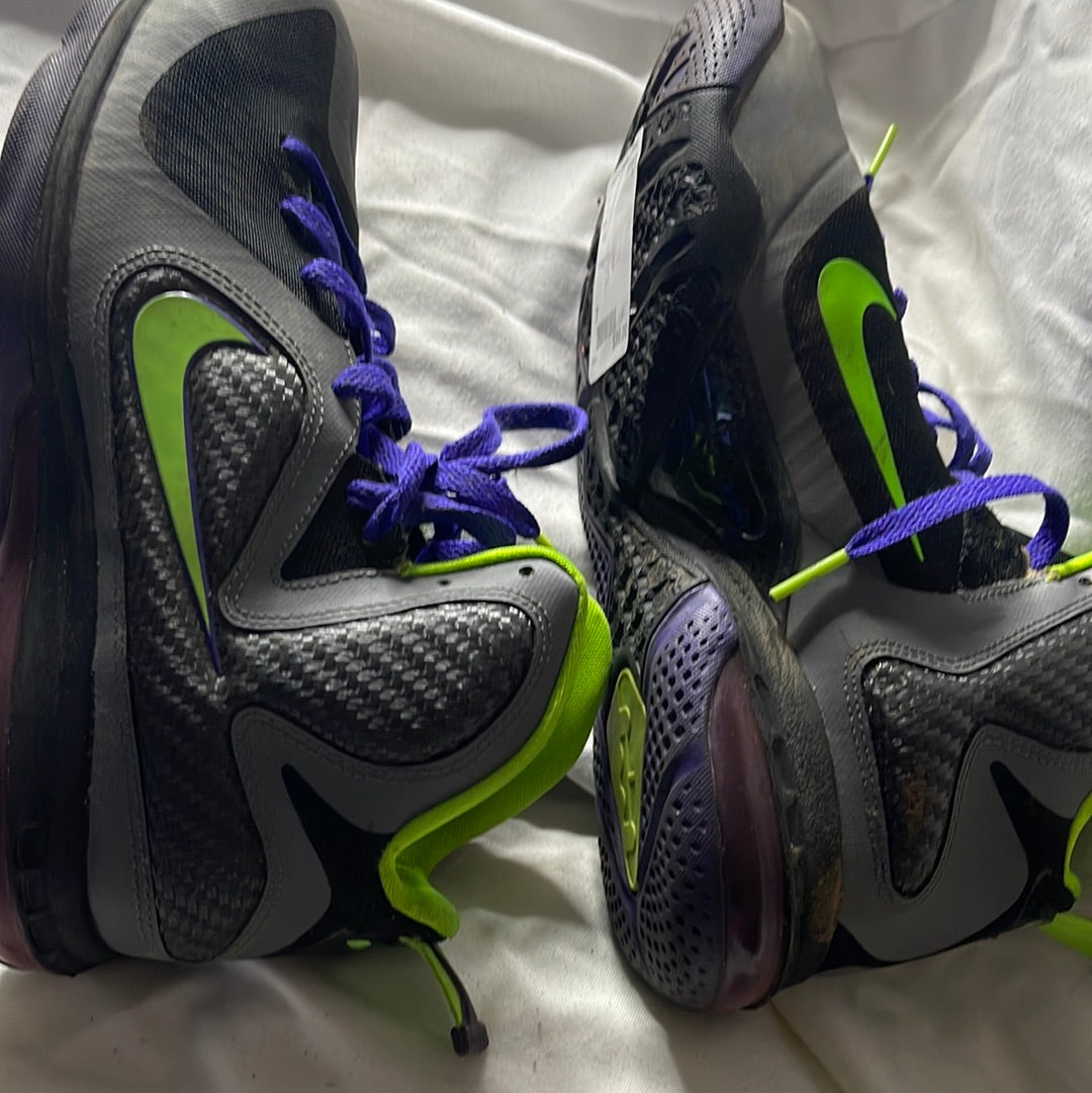 Lebron 9 GS 472664-004 Blk/Elctrc Grn/CL Gry/Pr Purple