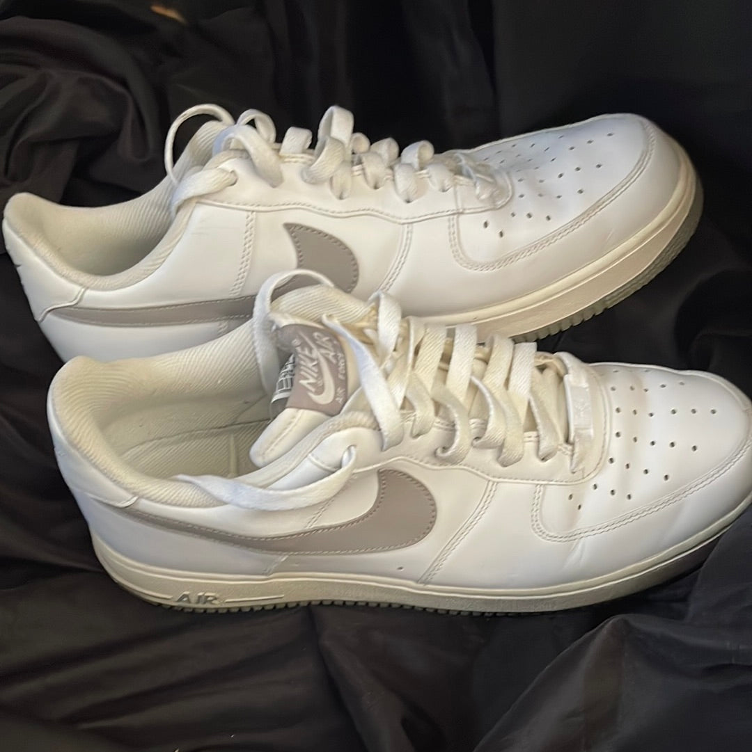 Nike Air Force 1 AF1 Low 488298-108 White Medium Grey Shoes