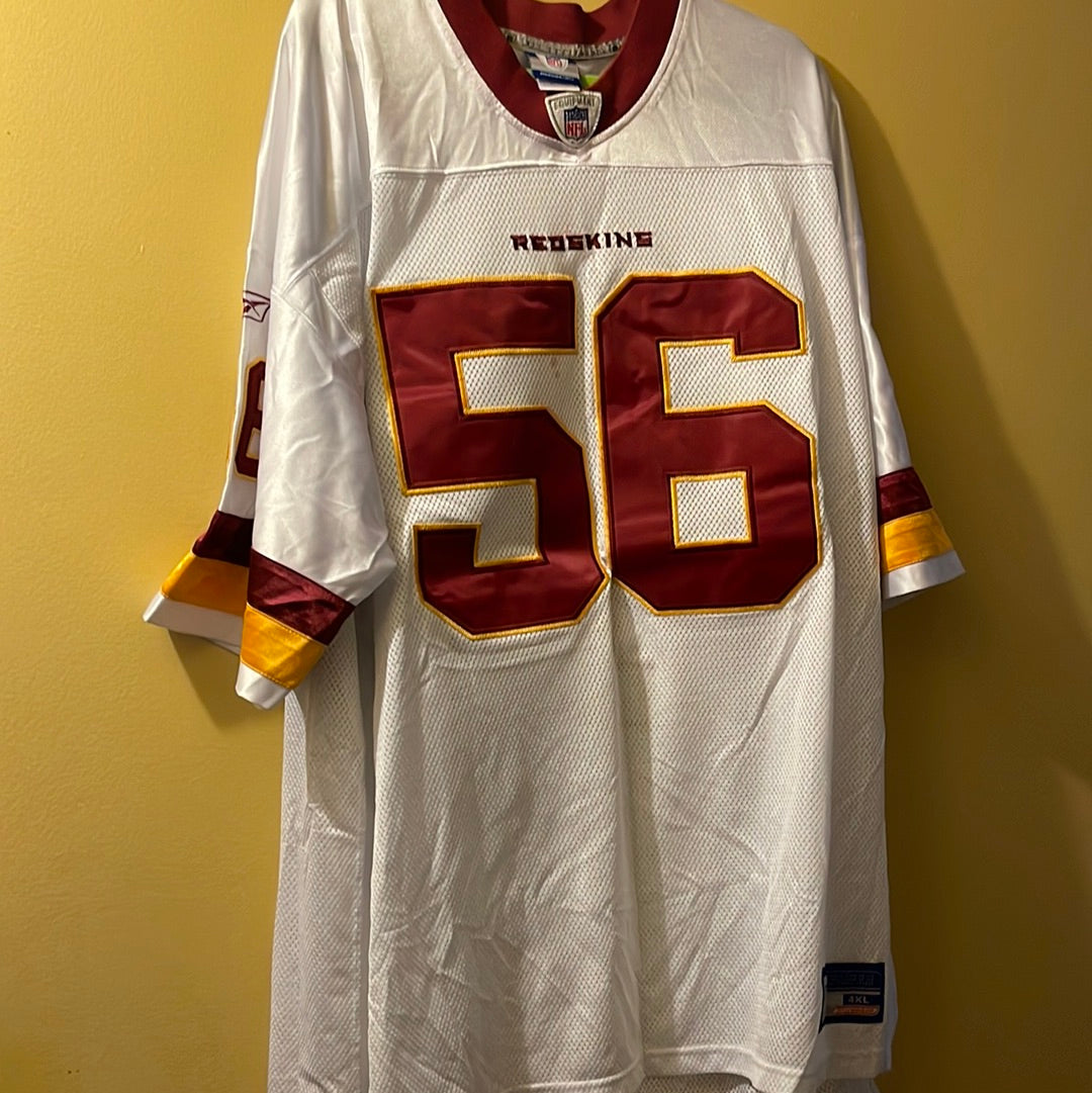 WASHINGTON REDSKINS # 56 LaVar ARRINGTON NFL REEBOK JERSEY Size 4XL