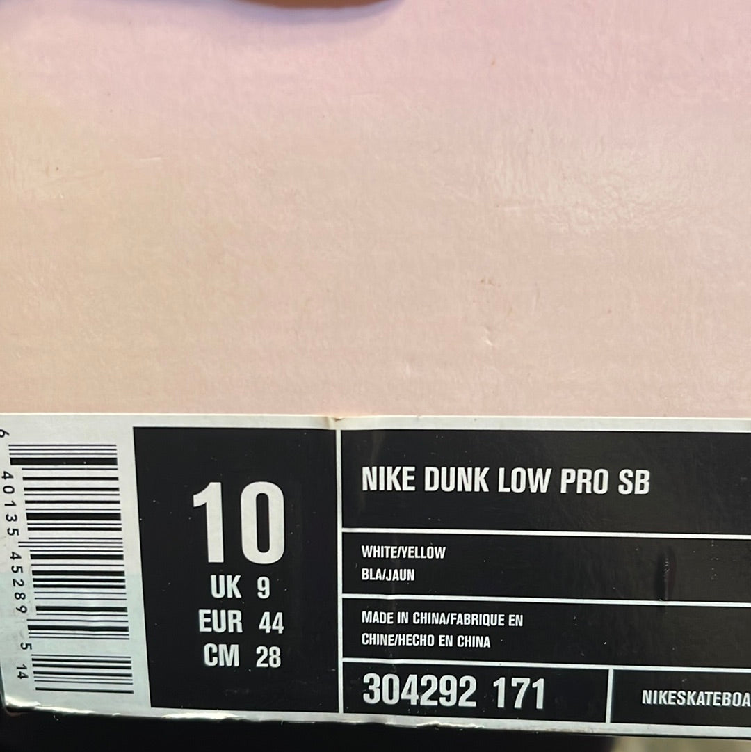 Nike Dunk Low Pro SB 'De La Soul' 304292 171 WHITE/YELLOW (2005)
