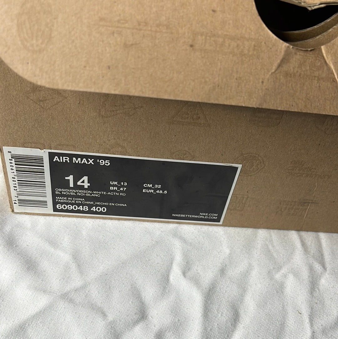 Nike Air Max 95 Obsidian Obsidian Blue/Action Red 609048 400