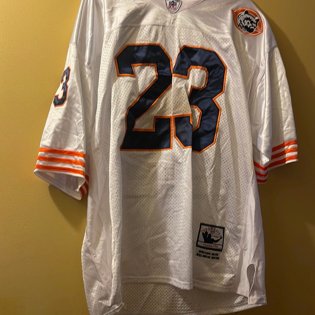 Reebok Devin Hester 23 Chicago Bears On Field Football Jersey White