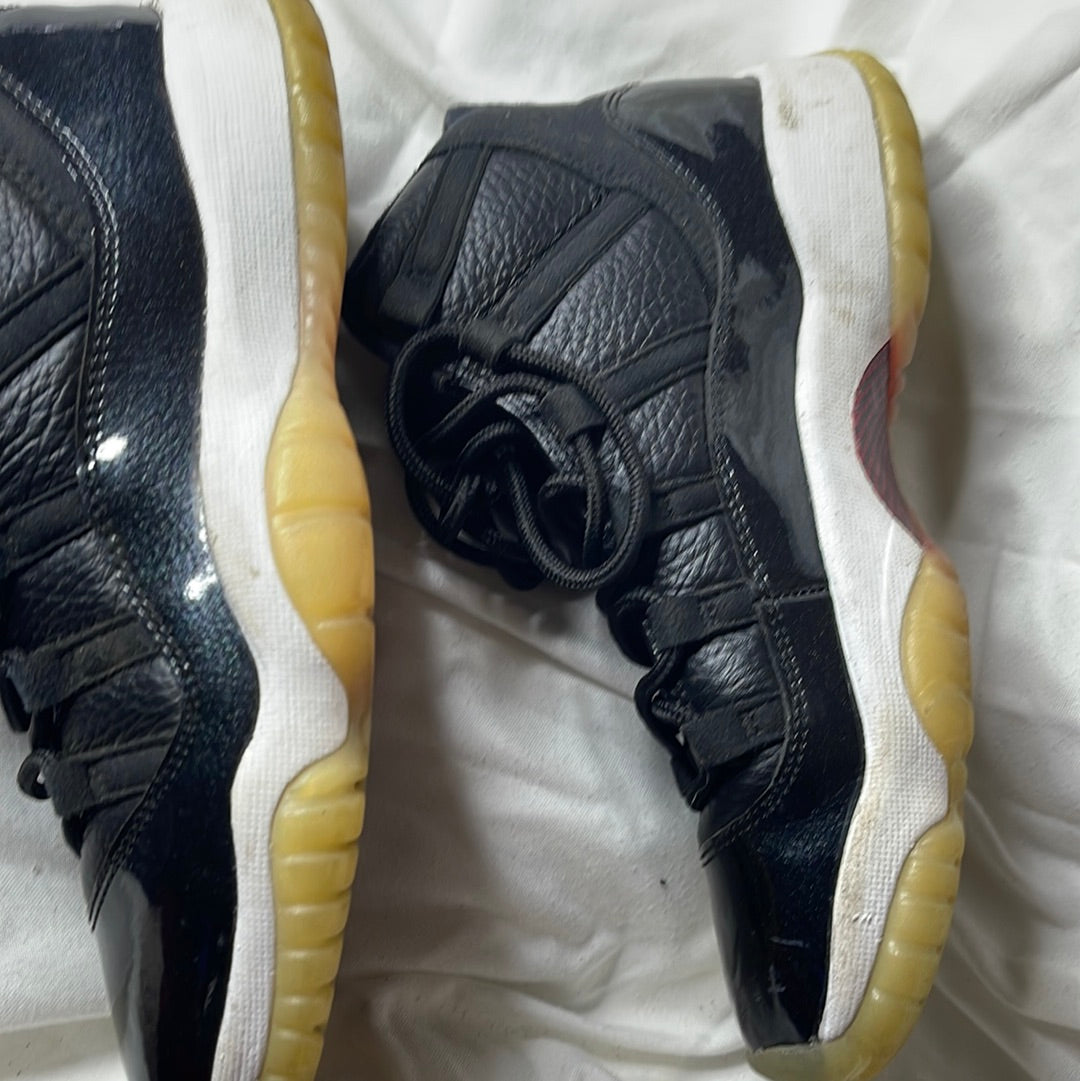 Nike Air Jordan Retro 11 "72-10" (GS) 2015 Black  378038-002