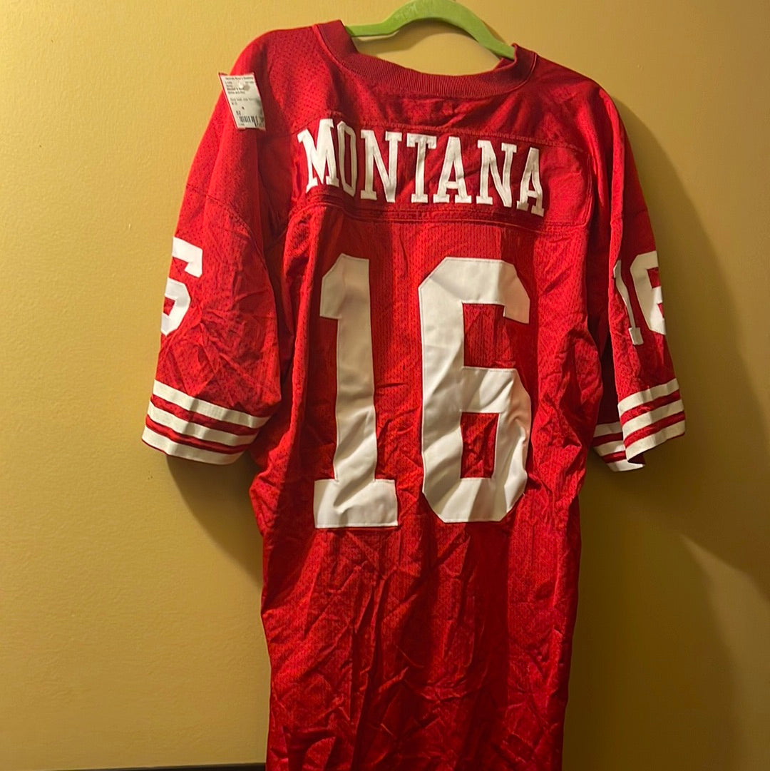 Vintage Joe Montana #16 FortyNiners Stitched Nike Jersey