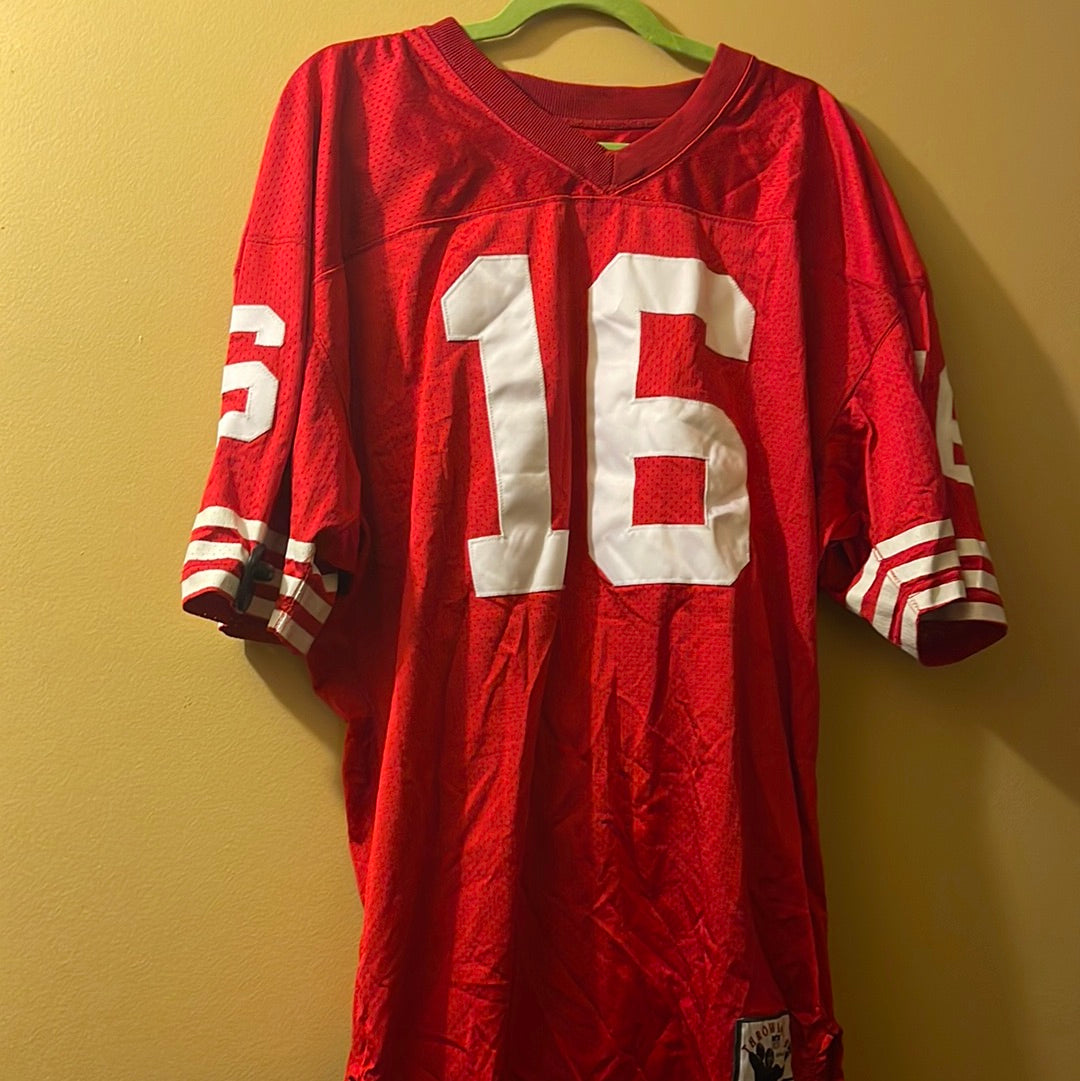 Vintage Joe Montana #16 FortyNiners Stitched Nike Jersey