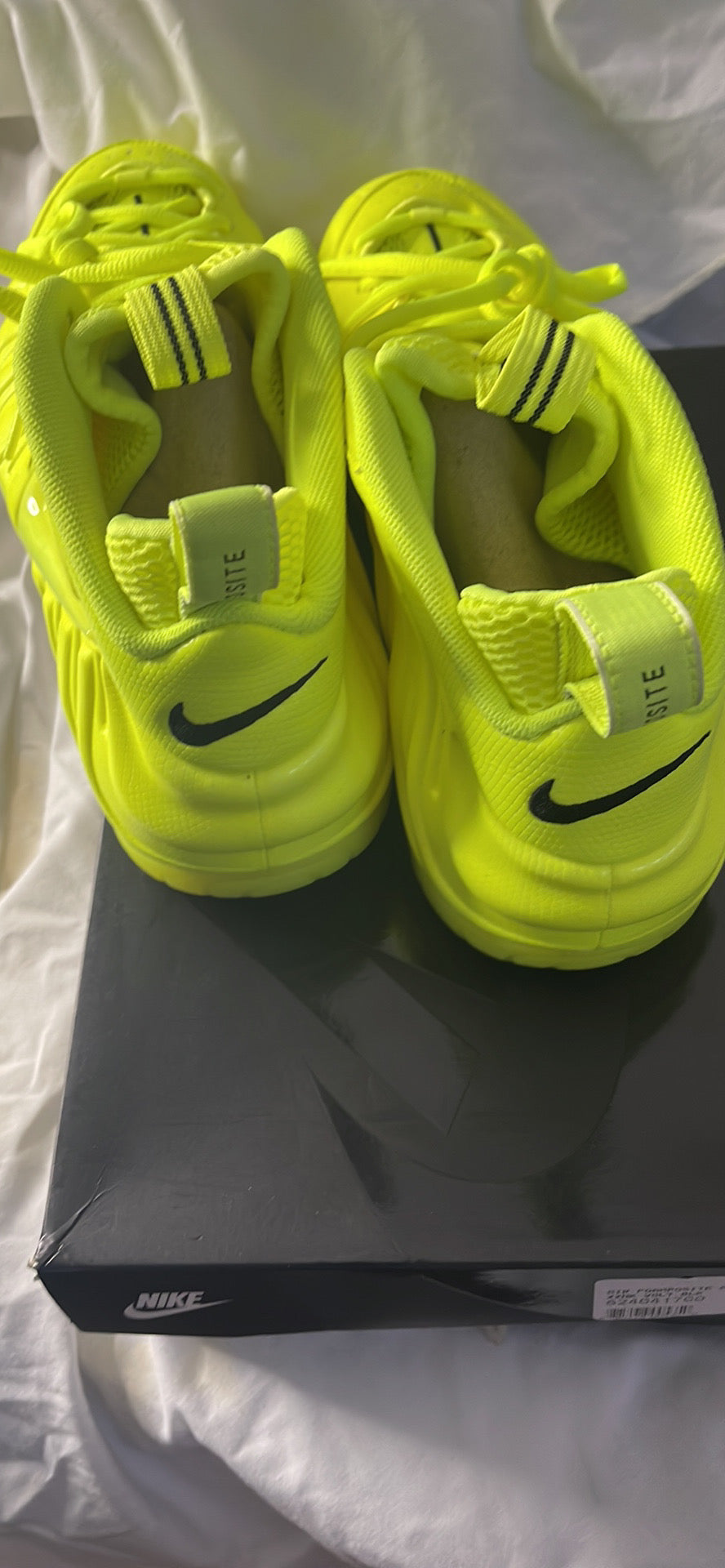 Nike Air Foamposite Pro Volt Rare Neon 624041-700 - Sz 13