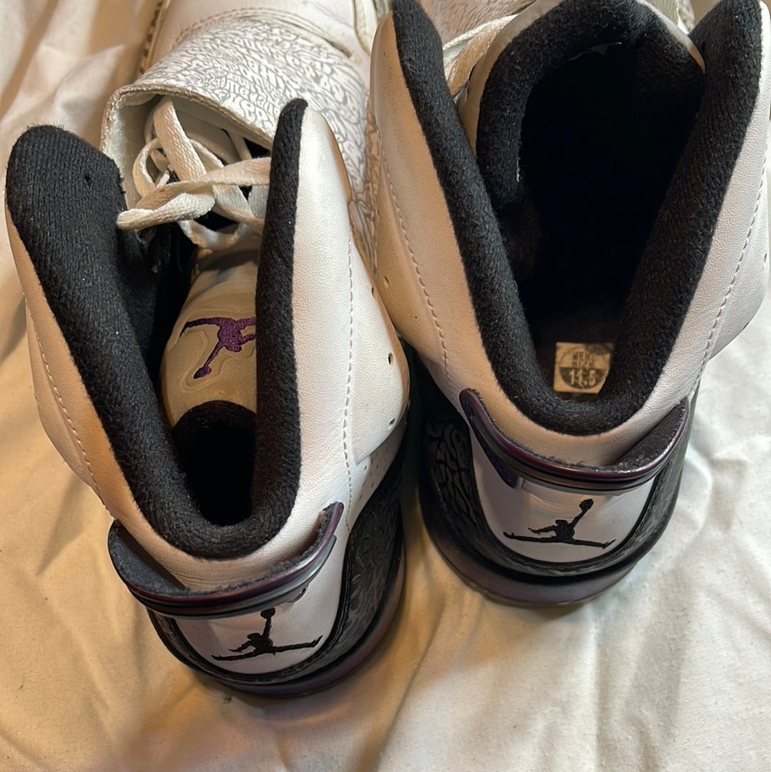 NIKE AIR JORDAN SON OF MARS  WHITE PURPLE CEMENT GREY BLACK 512245-106