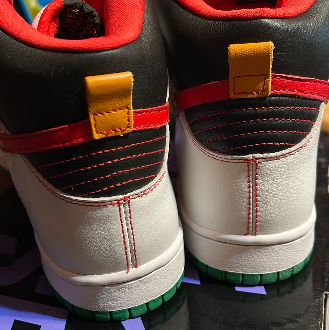 NEW NIKE SB DUNK HIGH PRO MONEY CAT 305050 162 WHITE CHILE RED RARE