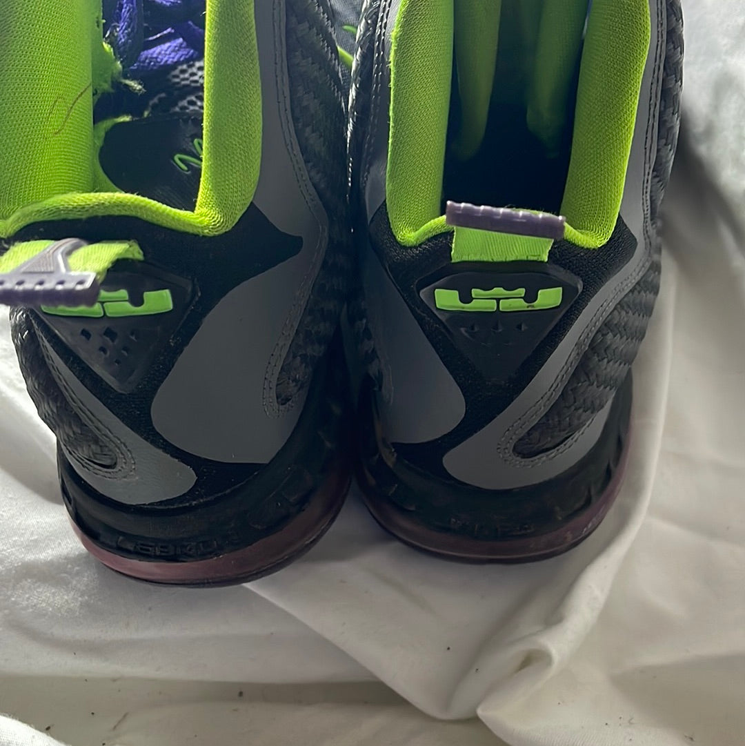Lebron 9 GS 472664-004 Blk/Elctrc Grn/CL Gry/Pr Purple