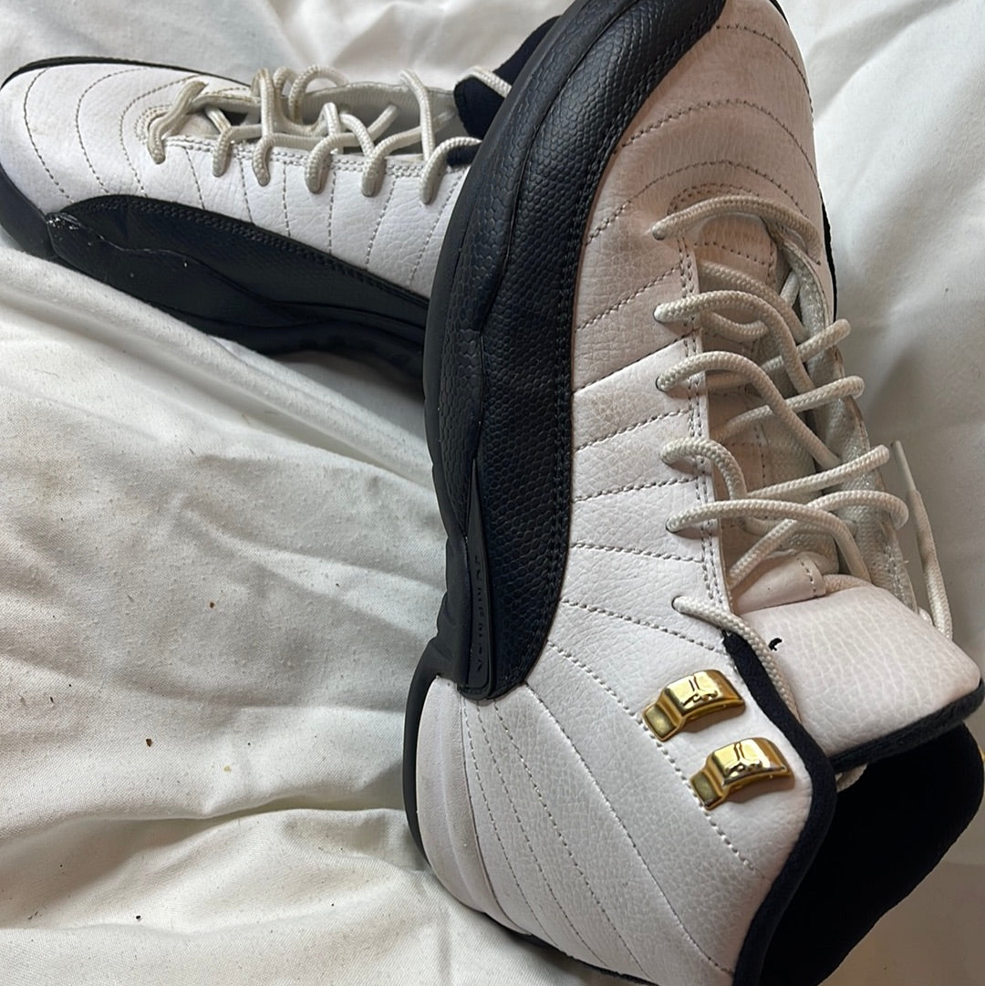 Nike Air Jordan Retro 12 XII Taxi Black White Gold 153265-125 Playoff XI